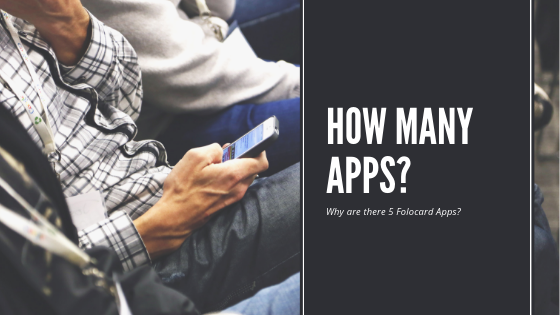 Why does folocard have 5 apps (and counting)